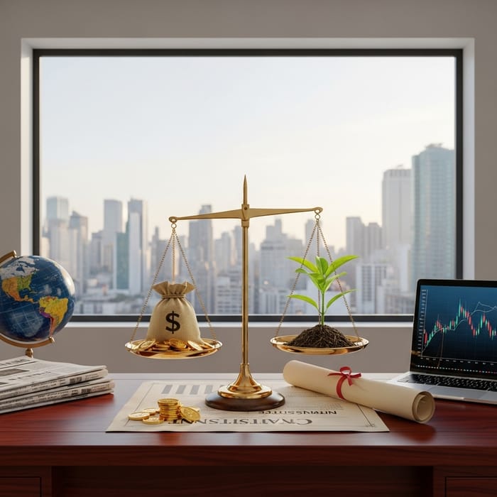 Visualizing Investment: Wealth and Growth Balance Visualizing Investment: Wealth and Growth Balance