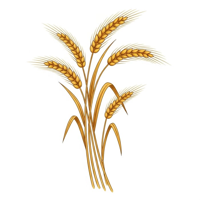 Intricate Wheat Tattoo Design - Nature's Beauty Captured