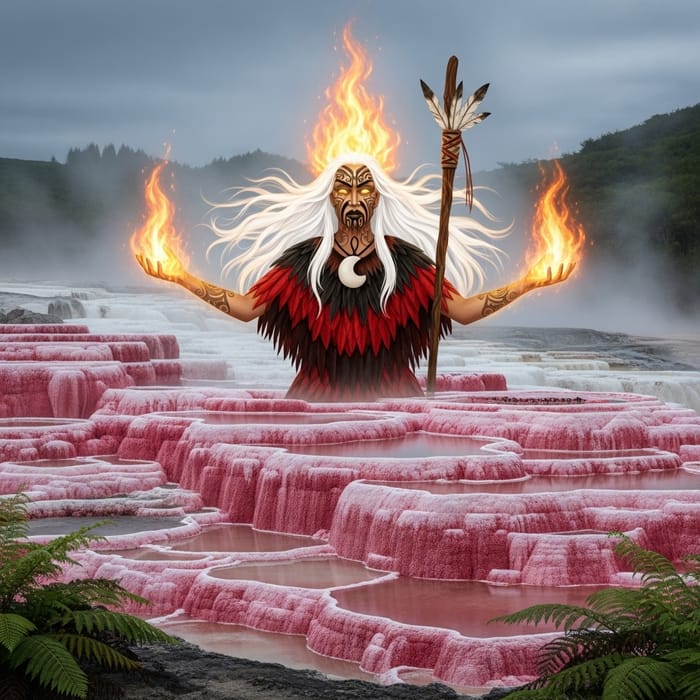 Mahuika: Guardian of Fire in Enchanting New Zealand Scene
