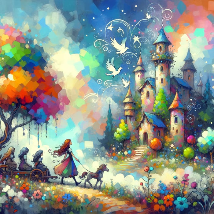 Enchanting Fantasy Picture Book with Vibrant Illustrations