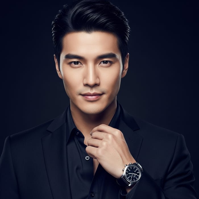 Handsome East Asian Male Portrait