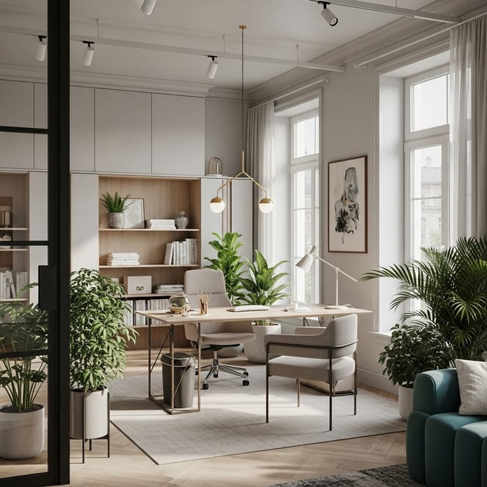 Modern Interior Design with Large Windows and Natural Light Modern Interior Design with Large Windows and Natural Light