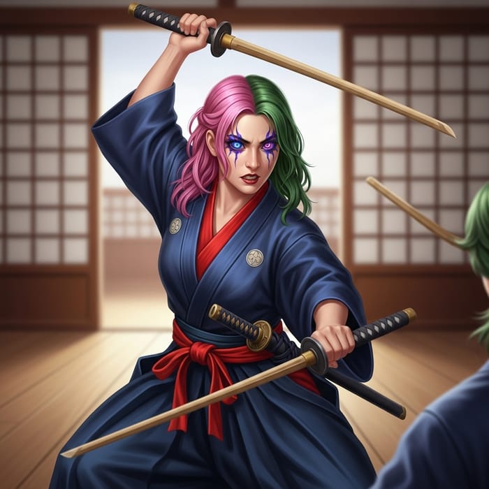 Mitsumi Kanroji Samurai Woman Art - Demonslayer Character