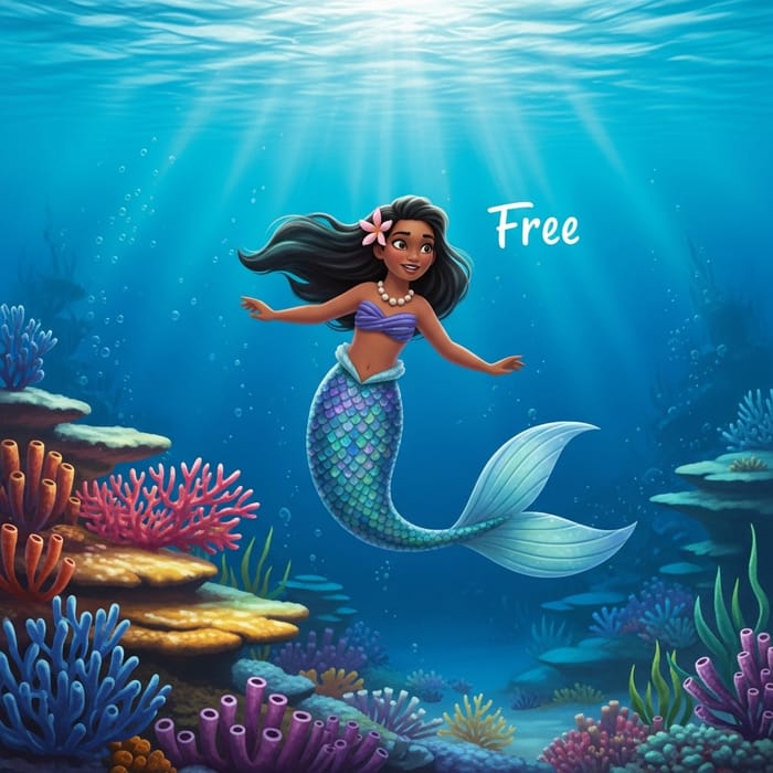 Saiya - A Child-Friendly Polynesian Mermaid in Ocean Wonderland