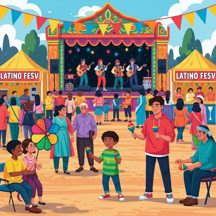 Vibrant Latino Fest: Colorful Celebrations & Joyous Energy