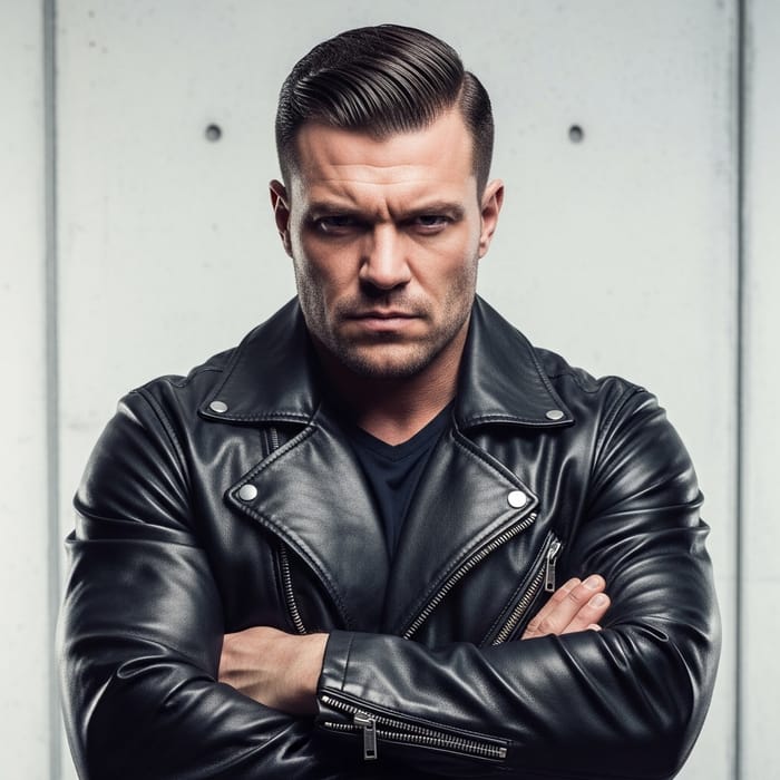 Tough Guy WeChat Avatar - Strength & Resilience Tough Guy WeChat Avatar - Strength & Resilience