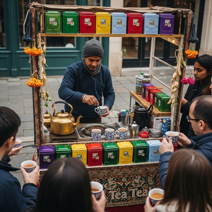Charming Tea Vendor: The Ultimate Tea Seller Experience Charming Tea Vendor: The Ultimate Tea Seller Experience
