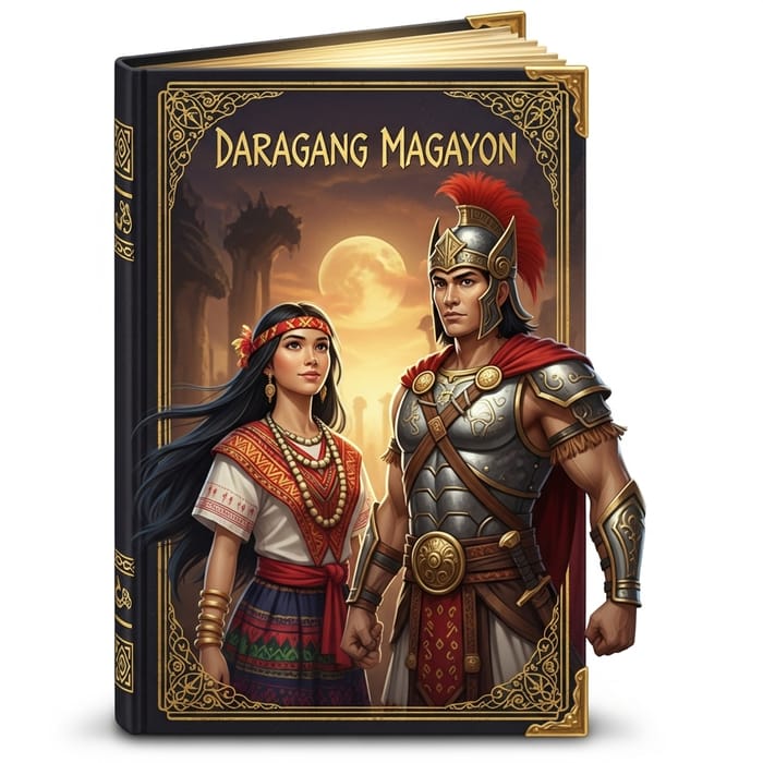 Daragang Magayon and Panganoron: A Captivating Filipino Folklore Scene Daragang Magayon and Panganoron: A Captivating Filipino Folklore Scene