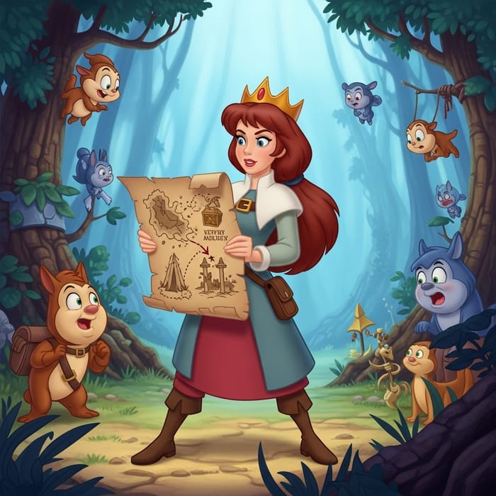 Adventurous Princess: A Disney-Inspired Tale