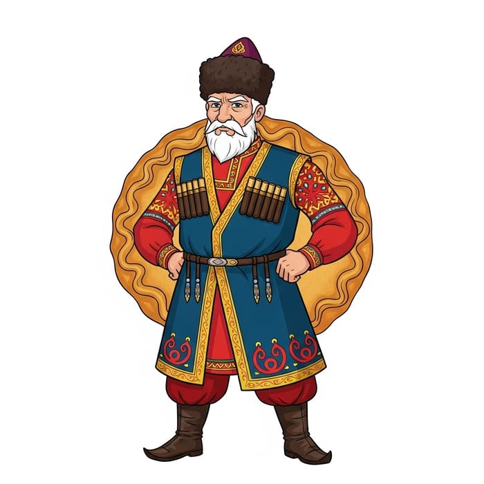 Wise Tatar Superhero: Made from Baurask National Dish Wise Tatar Superhero: Made from Baurask National Dish