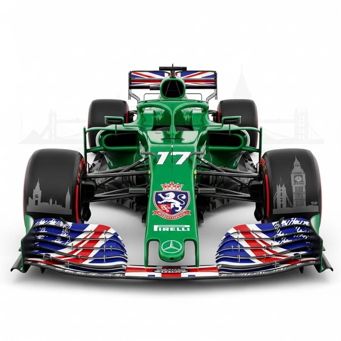 Custom Racing Car Design for British GP 2023 Custom Racing Car Design for British GP 2023