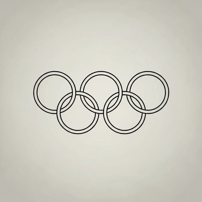 Olympic Style Minimal Tattoo Design