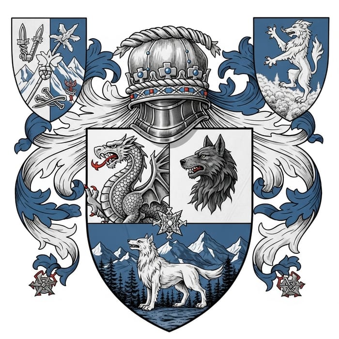 Nevosken Clan Emblem - Symbolic of Nordic Tradition