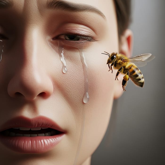 Crying Face with Bee - Symbolism Explained