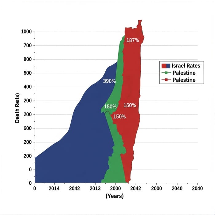 Israel and Palestine Death Statistics Comparison Israel and Palestine Death Statistics Comparison