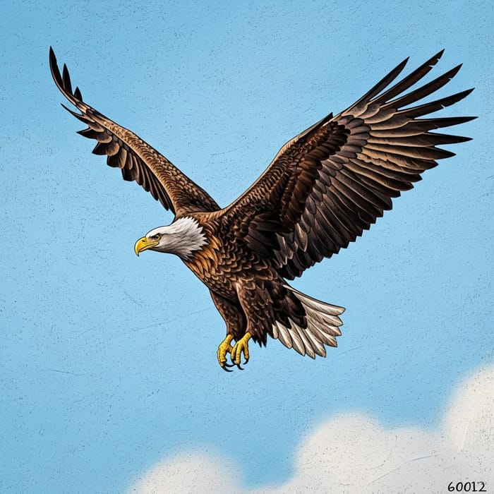 Bold Colorful Eagle Flight | Dynamic Pop Art Motion Bold Colorful Eagle Flight | Dynamic Pop Art Motion