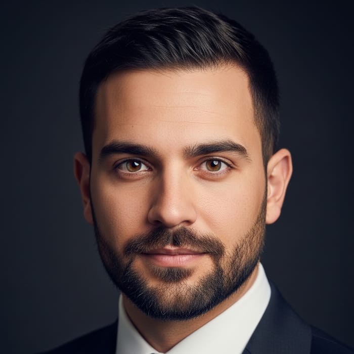 Intense & Charming | Portrait of a Handsome Man