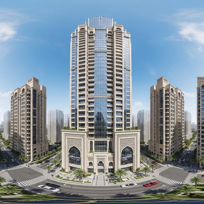 Arabian Skyscraper | Feminine & Prestigious Design