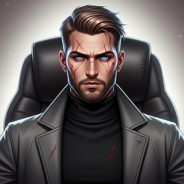 Fantasy Warrior Artwork | Detailed Illustration of a Modern Witcher Character