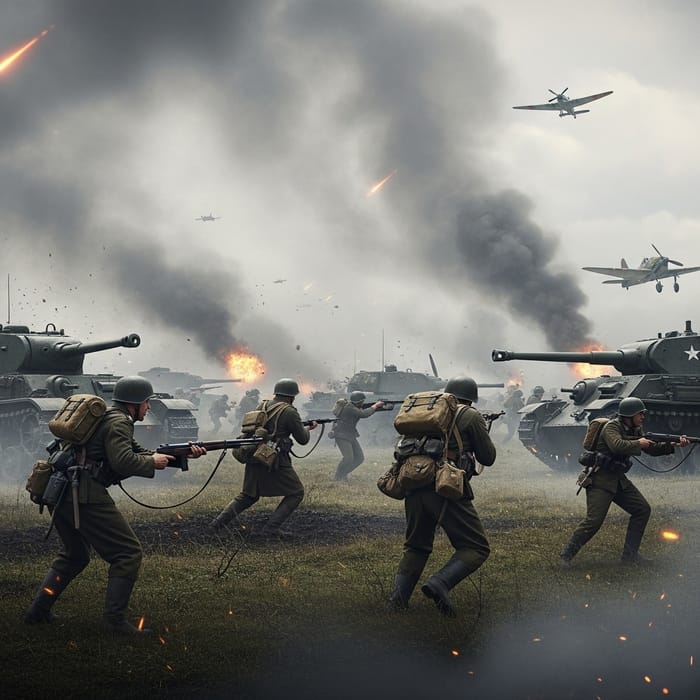 World War 2 Battlefield: A Glimpse into the Past