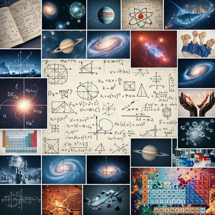 Amazing Science Photo Collage: Physics, Astronomy & More Amazing Science Photo Collage: Physics, Astronomy & More
