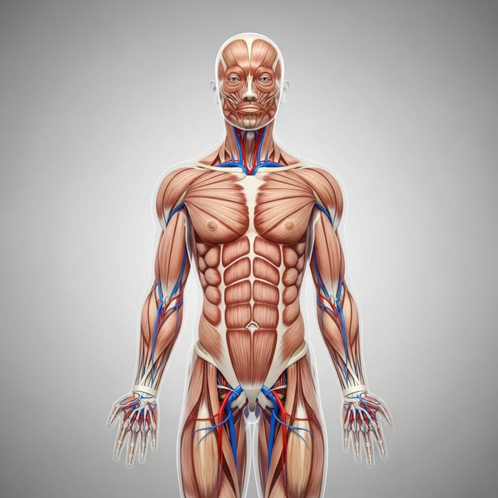 Realistic Human Anatomy Illustration | Unique Body Systems