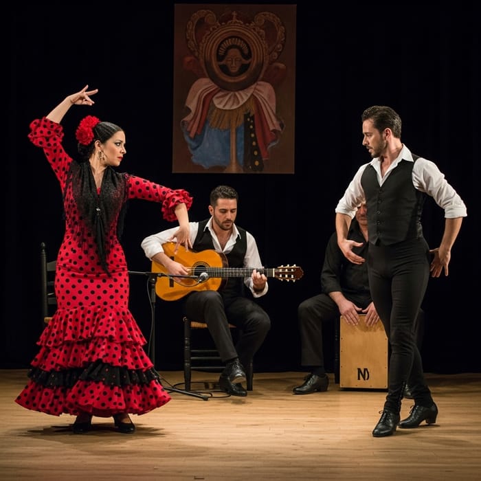 Garbo Gitano: Flamenco Scene with Gypsy Ambiance