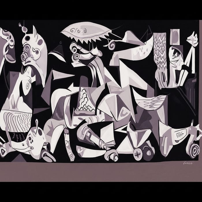 Abstract Music Video Illustrations Inspired by Picasso | AI