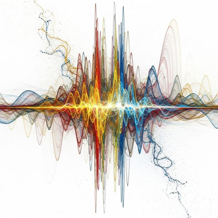 Abstract Quantum Field: Vibrant Energies & Primary Colors Abstract Quantum Field: Vibrant Energies & Primary Colors