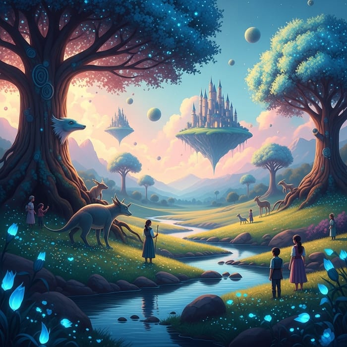 Discover a Dreamlike Utopia: Enchanting Creatures & Castles Discover a Dreamlike Utopia: Enchanting Creatures & Castles