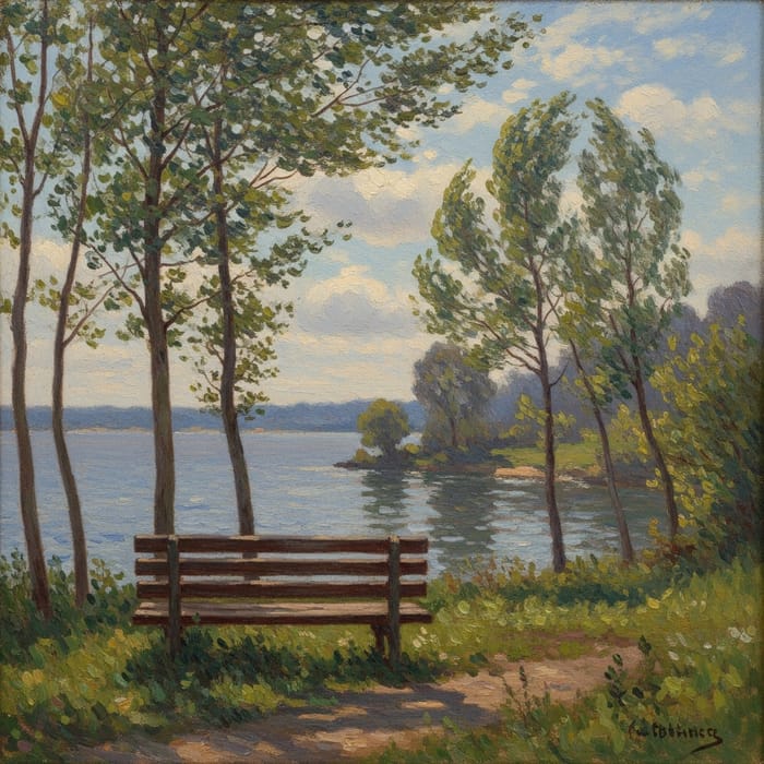 Calm Anxiety through Impressionistic Water Art
