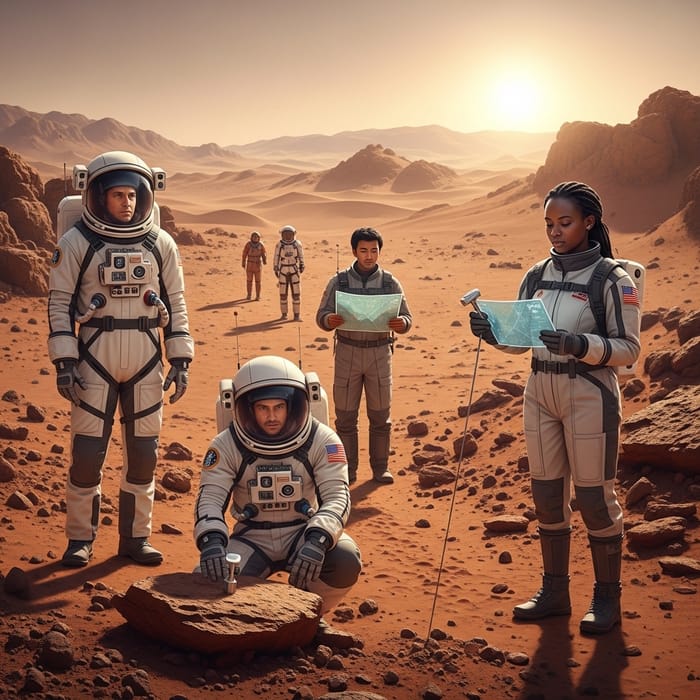 Explore Mars: Diverse Human Expedition on the Red Planet Explore Mars: Diverse Human Expedition on the Red Planet
