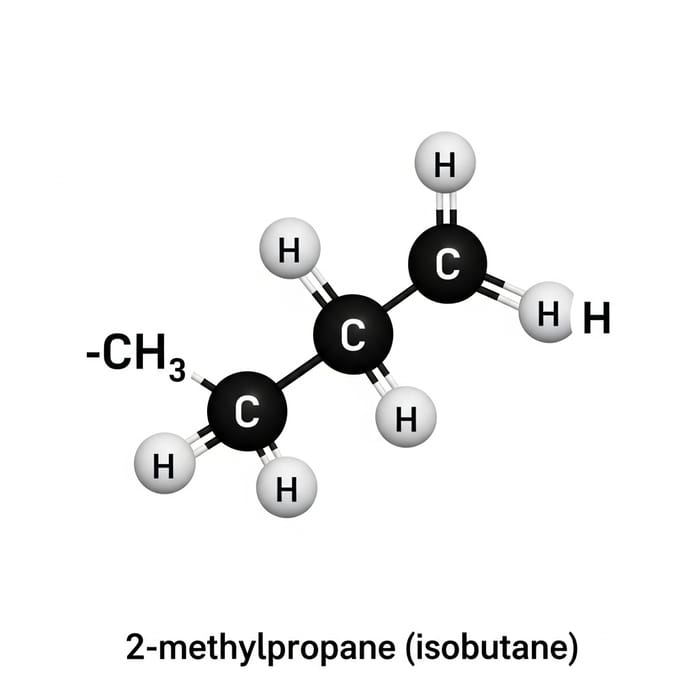 2-Methylpropane Molecule: Molecular Structure & Properties 2-Methylpropane Molecule: Molecular Structure & Properties