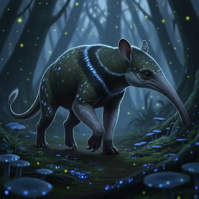Female Quadrupedal Creature with Long Nose Female Quadrupedal Creature with Long Nose