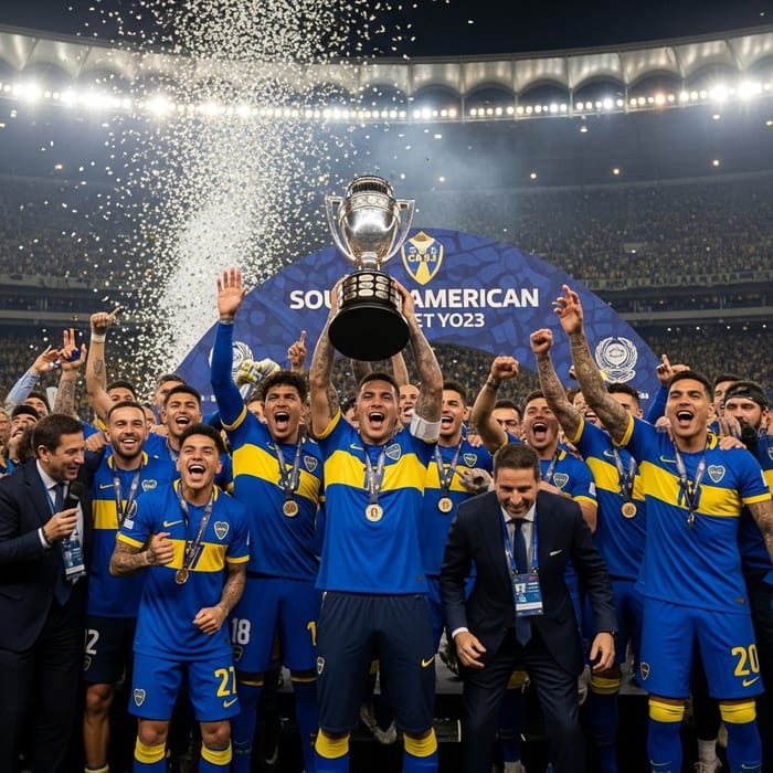 Boca Juniors Celebrate Winning 2023 Copa Libertadores