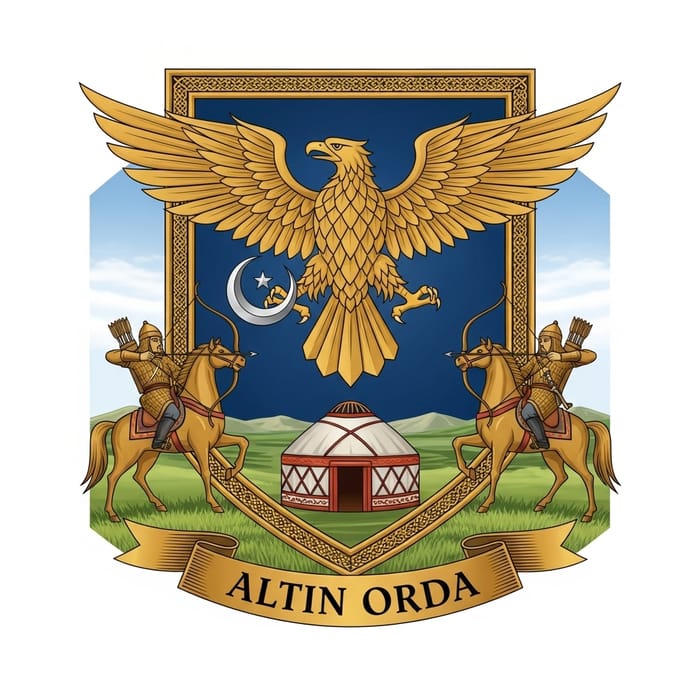 Professional New Coat of Arms for Golden Horde