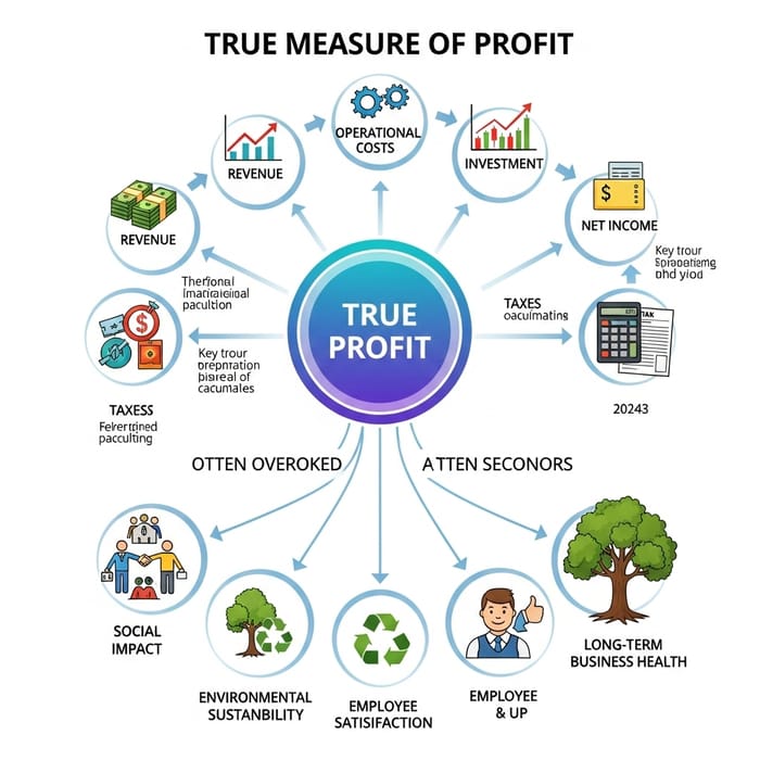 Illustrating True Profit Measurement: Innovative Graphic Organizer