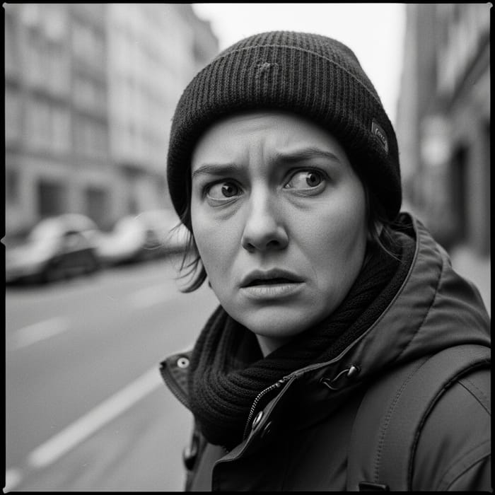 Bewildered Street Portrait: Leica M10 35mm Documentary