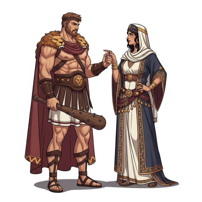 Hercules and Delilah: Legendary Encounter Artwork Hercules and Delilah: Legendary Encounter Artwork