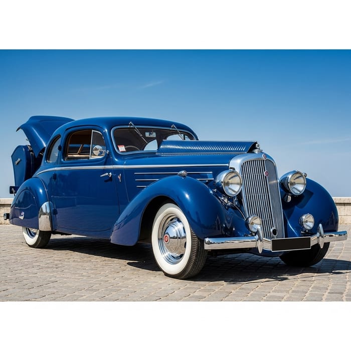 Classic French Car 1936 - Art Deco Design Classic French Car 1936 - Art Deco Design