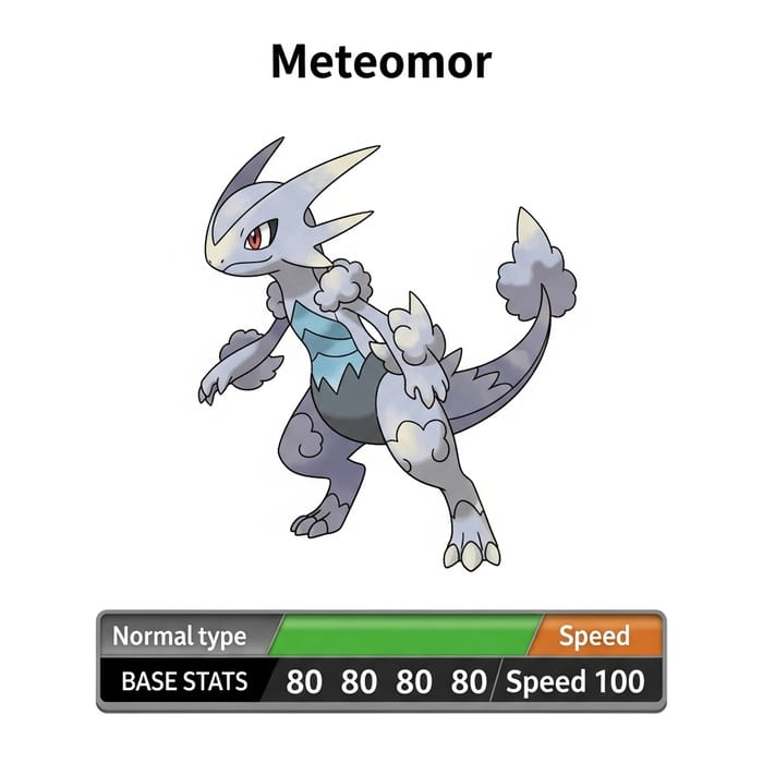 Create Meteomor: The Pokémon of Adaptability Create Meteomor: The Pokémon of Adaptability
