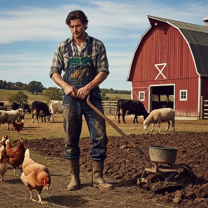Keanu Reeves Lookalike: Farm Life & Livestock Duties