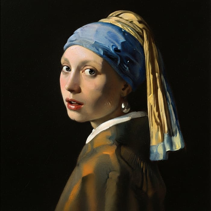 Girl with Pearl Earring - Dutch Golden Age Portrait