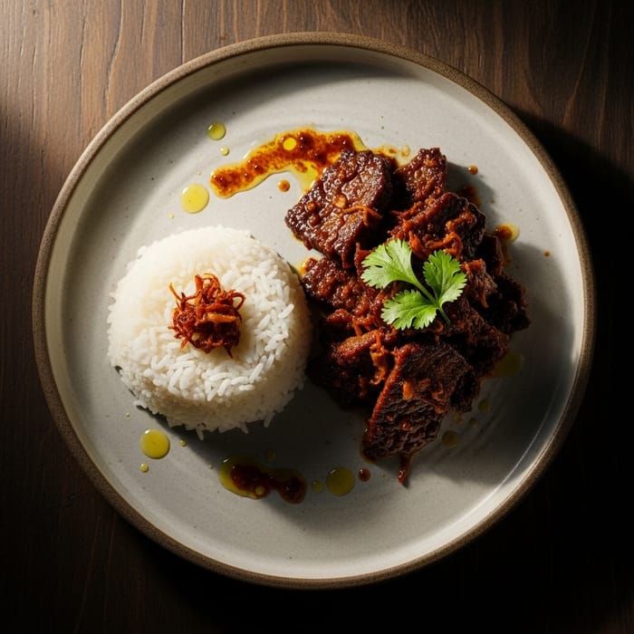 Rendang Dendeng Tok Pah Recipe - Indonesian Culinary Delight
