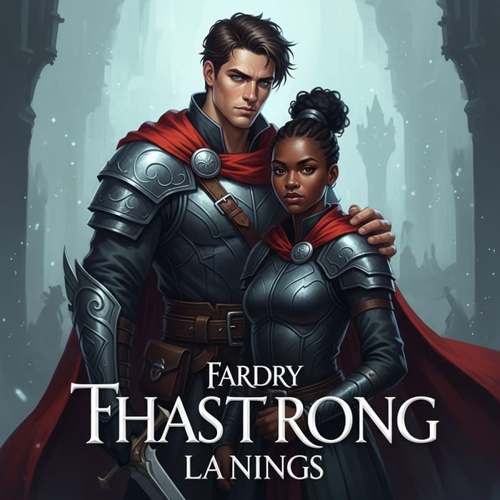Rhysand & Feyre: Intense Fantasy Couple Digital Art