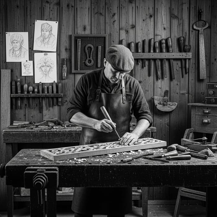 Old School Charm: Master Your Craft in Vintage Woodcarving