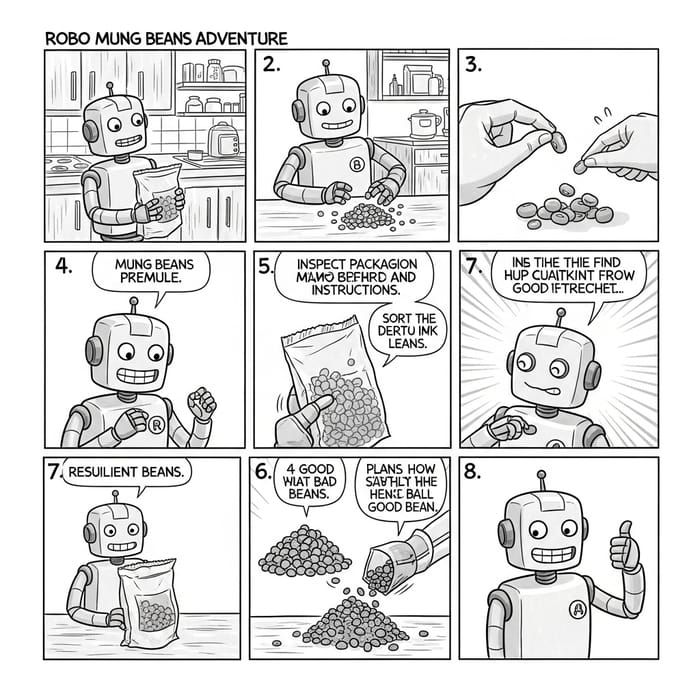 Robo's Mung Bean Quality Control: Supermarket Lesson for Kitchen Success Robo's Mung Bean Quality Control: Supermarket Lesson for Kitchen Success