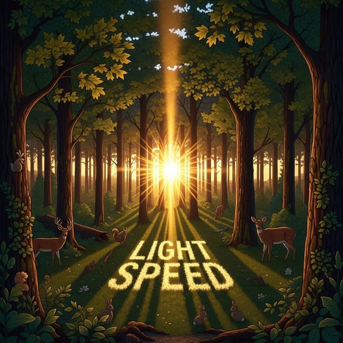 Enchanting Forest Hideaway With Golden Light Enchanting Forest Hideaway With Golden Light