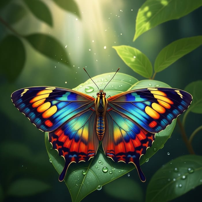 Enchanting Butterfly - Captivating Nature Image Enchanting Butterfly - Captivating Nature Image