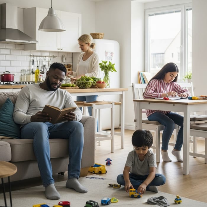 Diverse Family Moments: Love and Togetherness Diverse Family Moments: Love and Togetherness